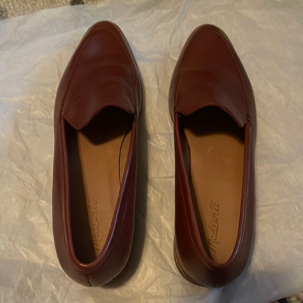 madewell The Frances Loafer size 11 women’s-Burnished mahogany New never worn